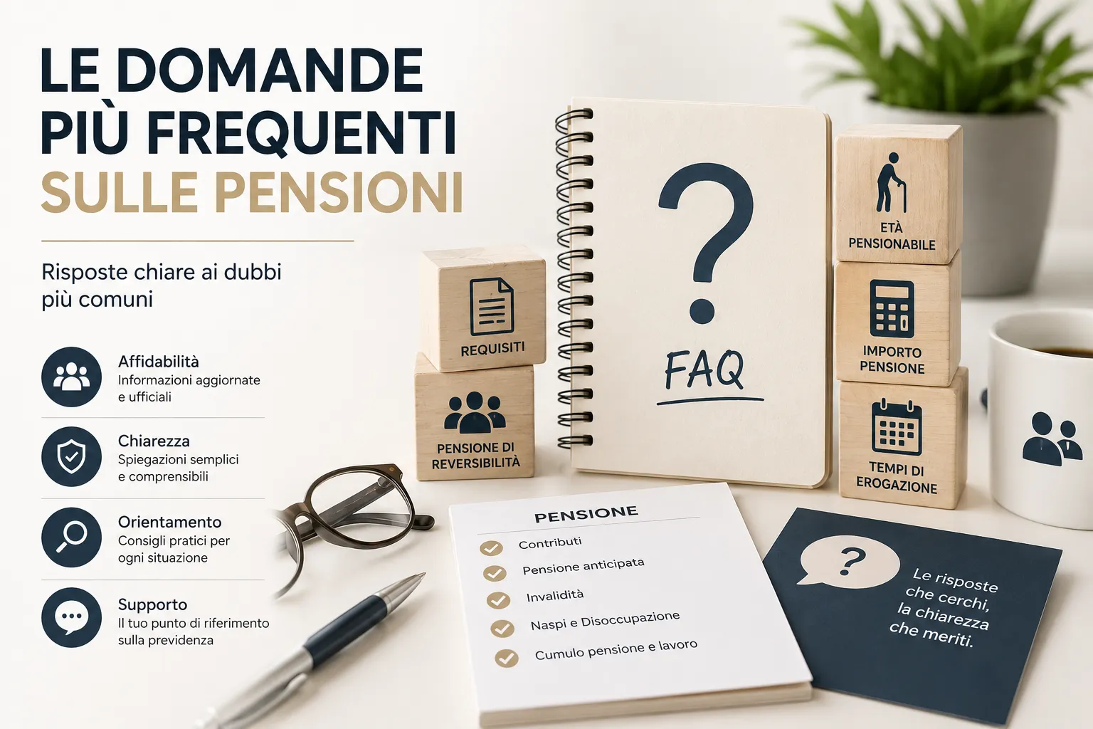 Le domande più frequenti sulle pensioni